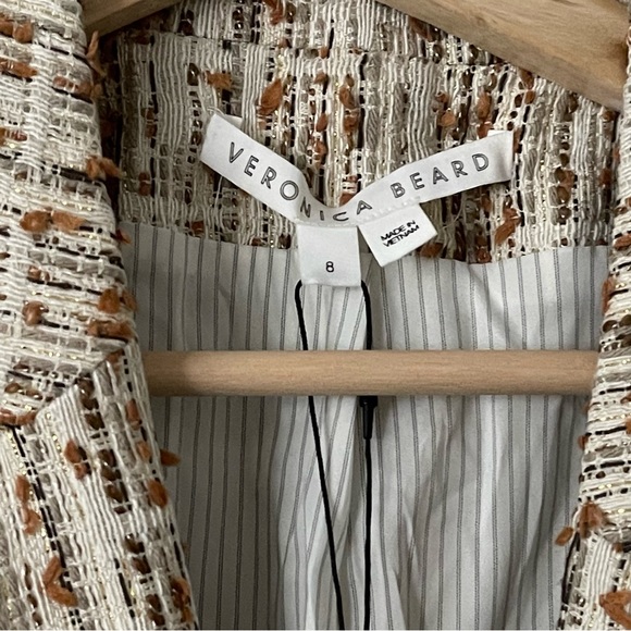 Veronica Beard Cutaway Dickey Jacket Size 8 NWT - Picture 2 of 6